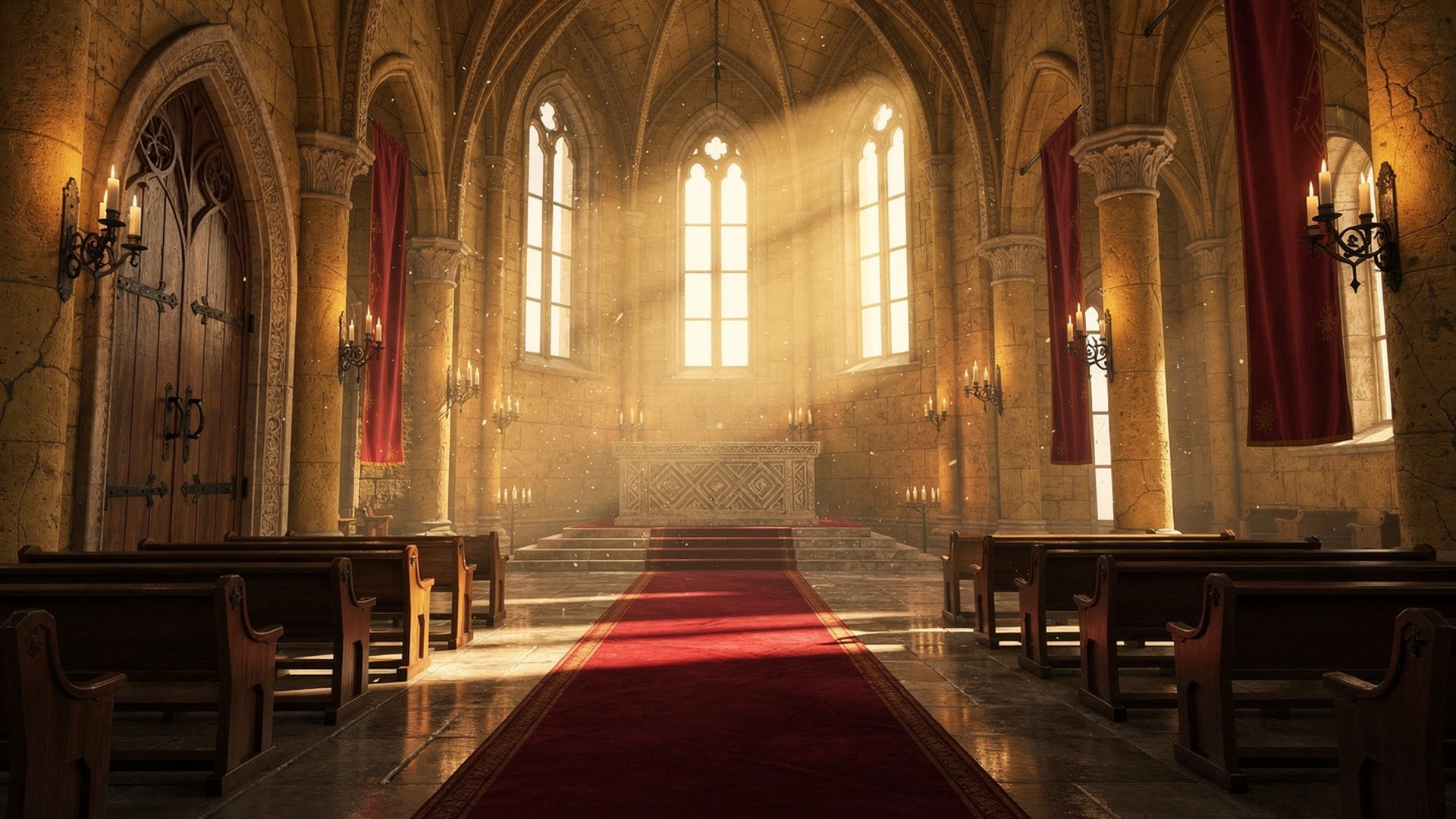 אולם הטקסים - לוקיישן במשחק Medieval